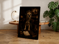 Border Terrier Dark Academia Poster & Canvas | Gothic Dog Wall Art