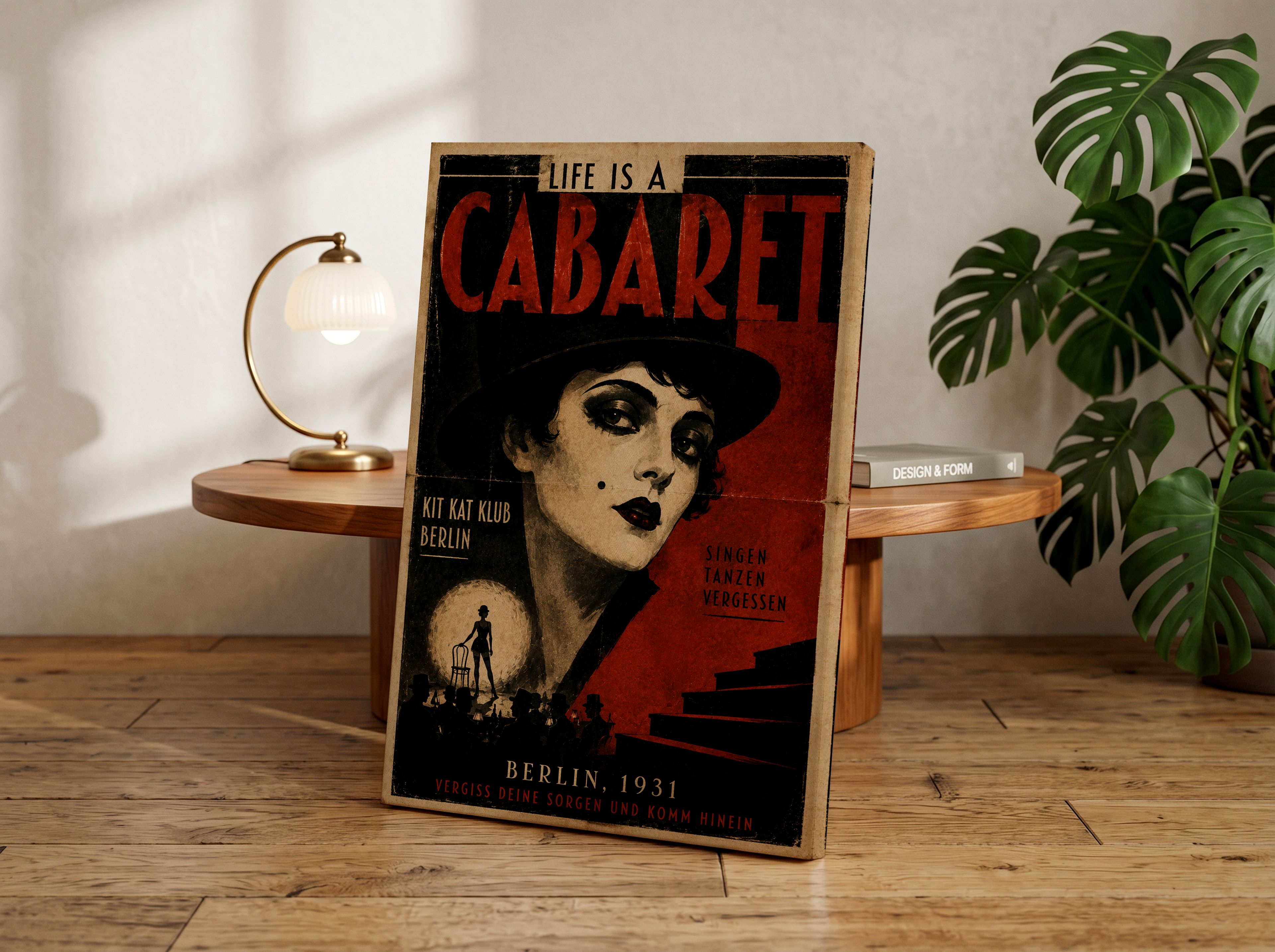 Cabaret Poster & Canvas Wall Art | Vintage Berlin 1931 Cabaret Decor