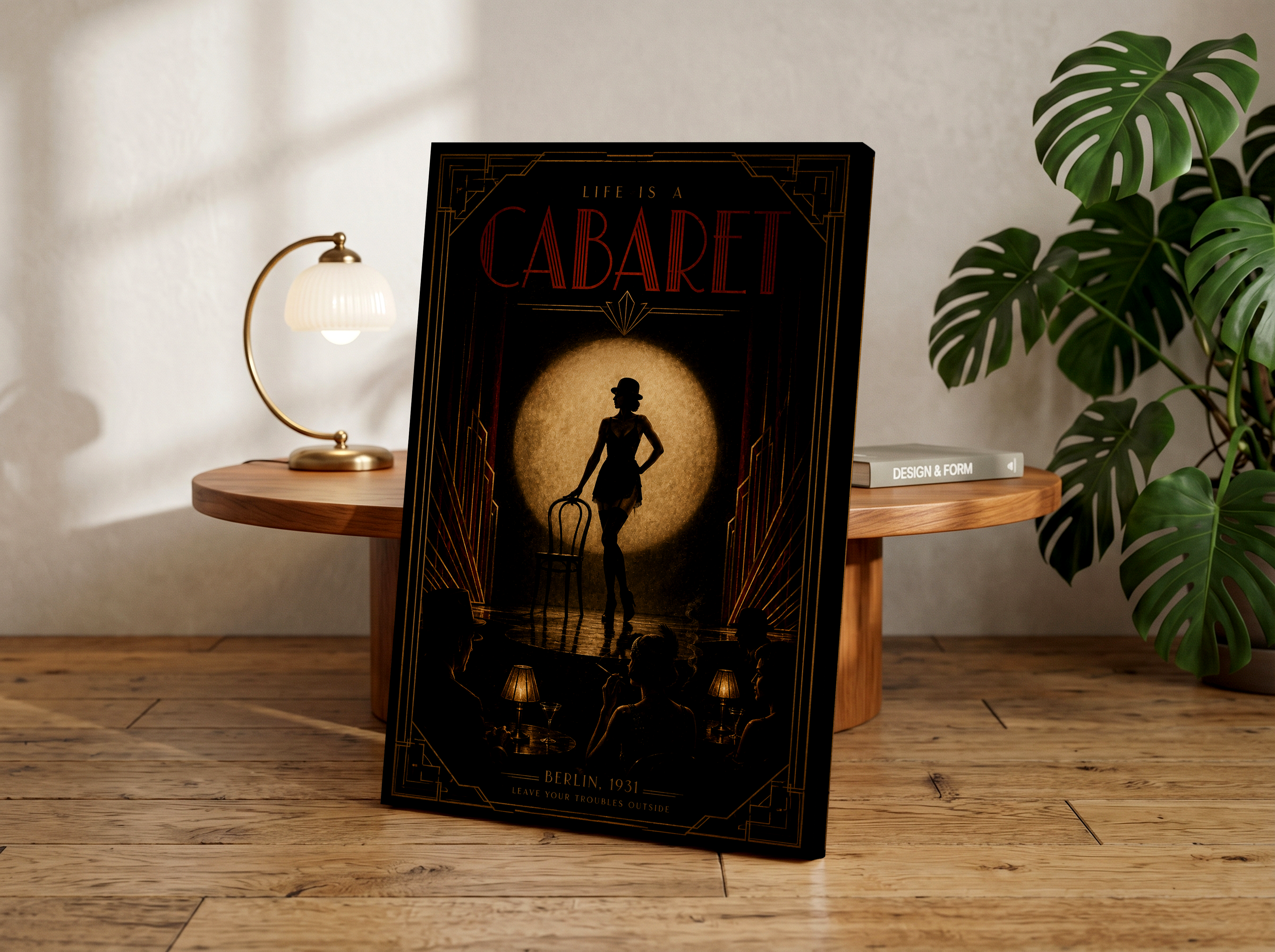 Cabaret Poster & Canvas Wall Art | Art Deco Berlin Stage Decor