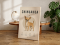 Chihuahua Poster & Canvas Wall Art | Minimalist Chihuahua Dog Breed Print