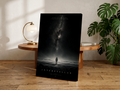 Interstellar Poster or Canvas, Lone Astronaut Space Wall Art, Christopher Nolan Inspired Sci-Fi Print, Cosmic Movie Decor