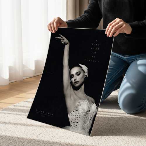 Black Swan Inspired Poster | “I Just Want to Be Perfect” Ballet Art