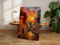 San Juan Puerto Rico Sunset Poster | Vibrant Caribbean Wall Art Canvas Print