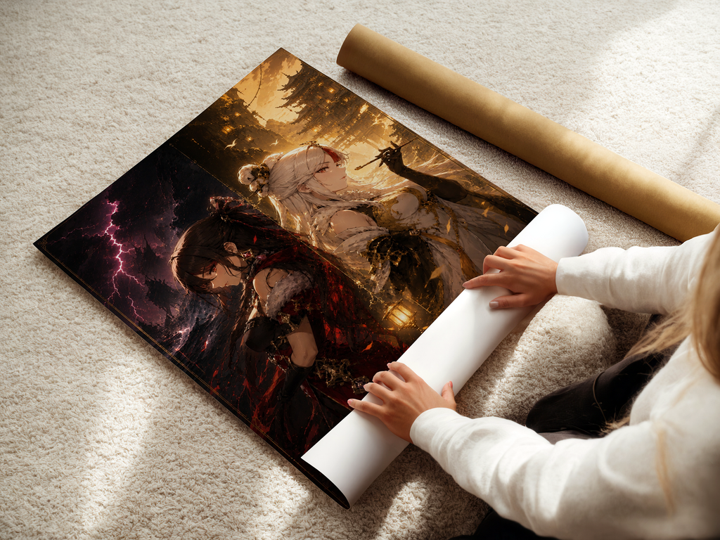 Beiguang Poster or Canvas | Elegant Asian Fantasy Wall Art Print