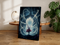 Hollow Knight Fan Art Print, Atmospheric Gaming Wall Art, Indie Game Inspired Poster, Dark Fantasy Video Game Decor, Knight Warrior Artwork