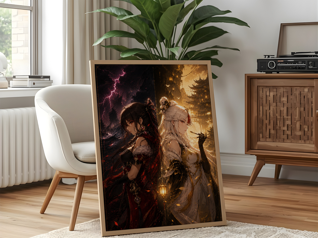 Beiguang Poster or Canvas | Elegant Asian Fantasy Wall Art Print