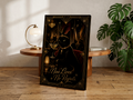 Nine Lives No Regrets Poster, Speakeasy Cat Wall Art, Art Deco Black Cat Print, Cocktail Lounge Decor, Roaring Twenties Gatsby Inspired Artwork