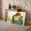 Pride and Prejudice Watercolor Print, Your Hands Are Cold Quote Art, Romantic Regency Wall Decor, Darcy and Elizabeth Inspired Poster