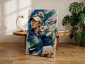 Nelly Korda Golf Poster, LPGA Wall Art, Women’s Golf Print, Modern Sports Artwork, Golf Lover Gift, Female Athlete Canvas Decor